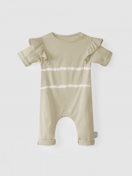 Macac�o tie-dye com folho