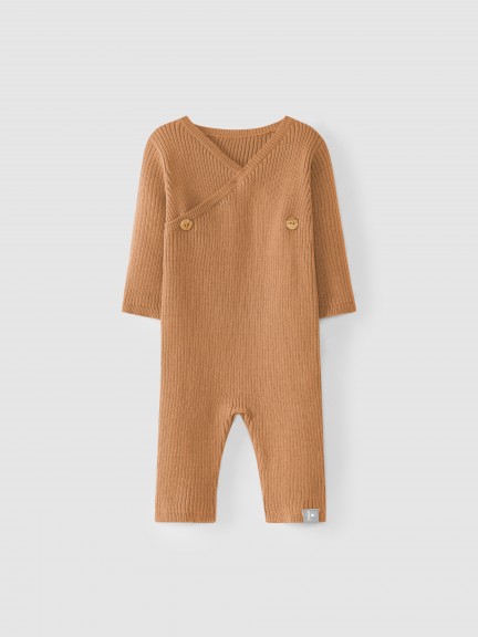 Knitted organic cotton romper Knitted organic cotton romper