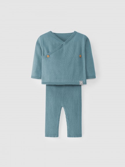 Conjunto de su�ter y pantal�n de punto