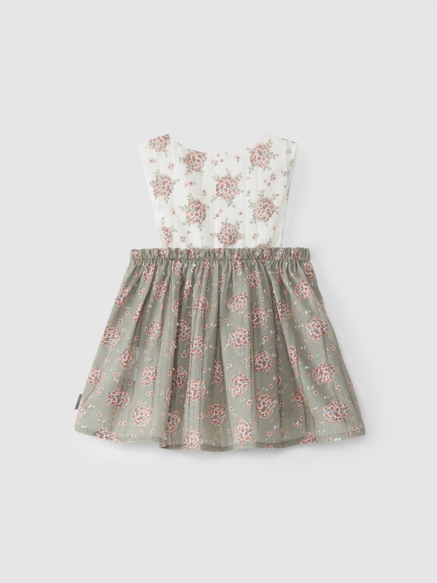 Vestido de tejido plumeti