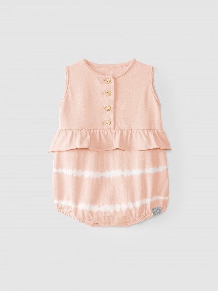 Pelele tie-dye con volantes
