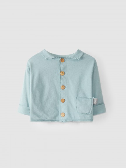 Cotton jacket with collar Cotton jacket with collar