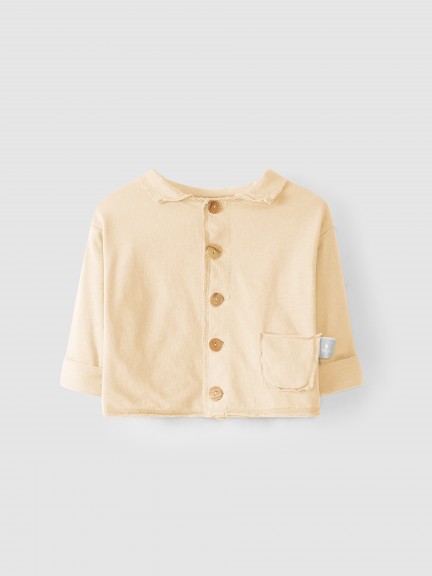 Cotton jacket with collar Cotton jacket with collar