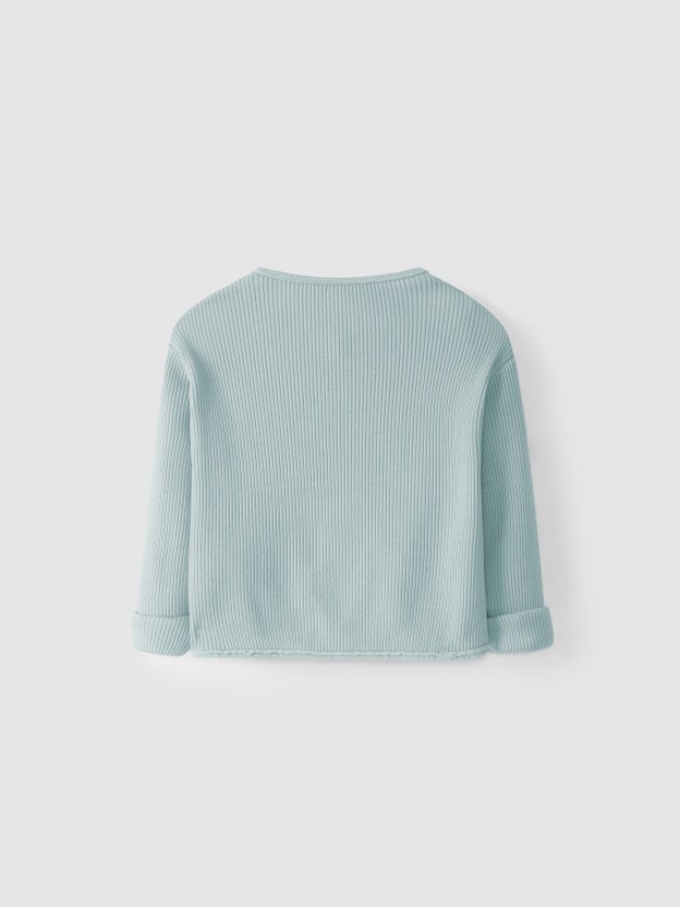 Gilet en coton biologique cannel�