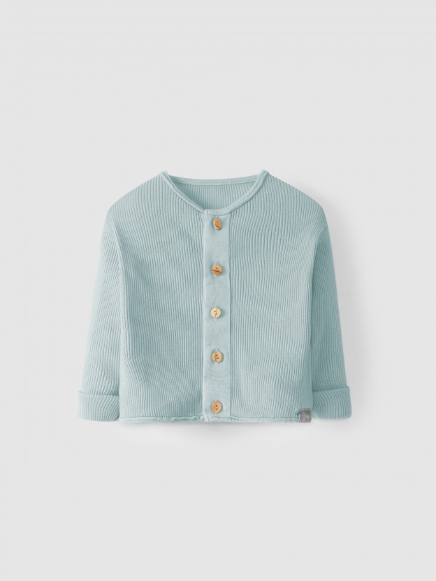 Gilet en coton biologique cannel�