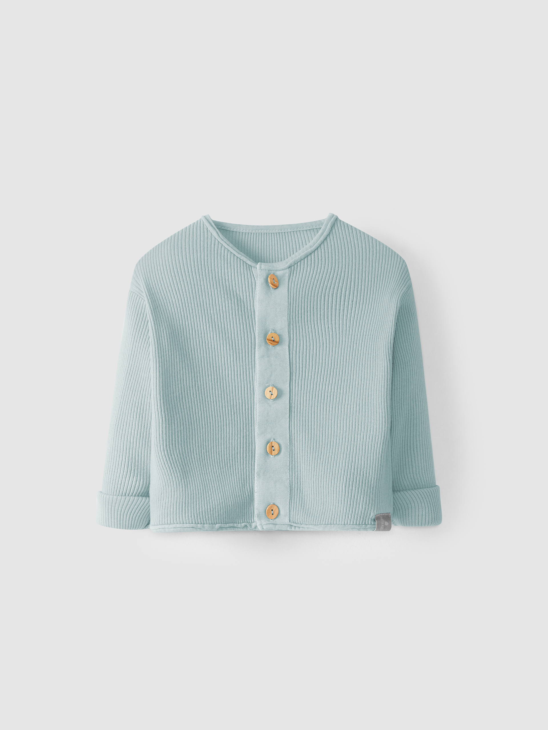 Gilet en coton biologique cannelé