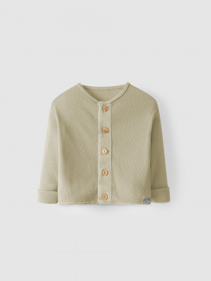 Chaqueta de algodón orgánico de canalé Chaqueta de algodón orgánico de canalé