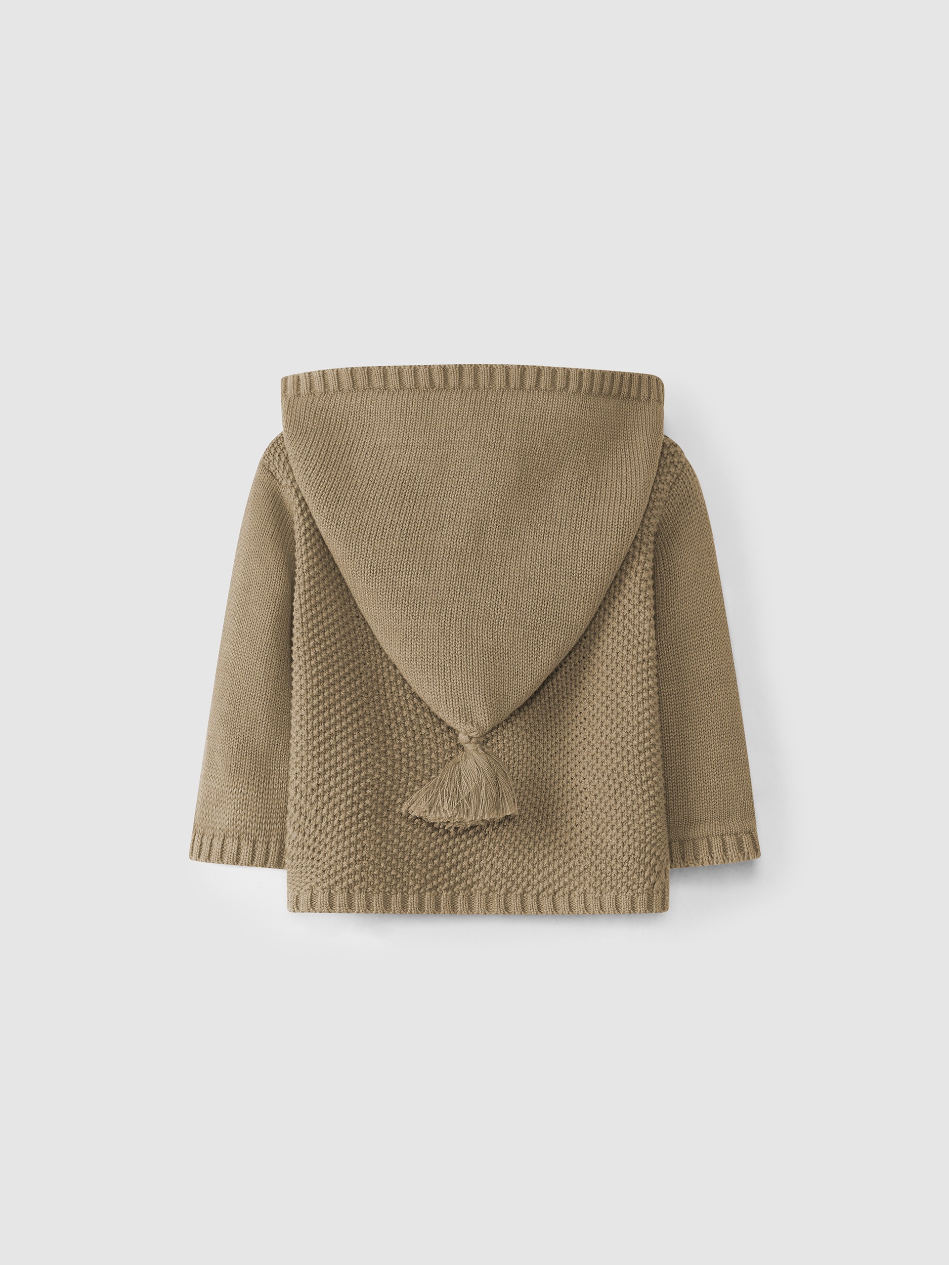 Chaqueta de punto con capucha