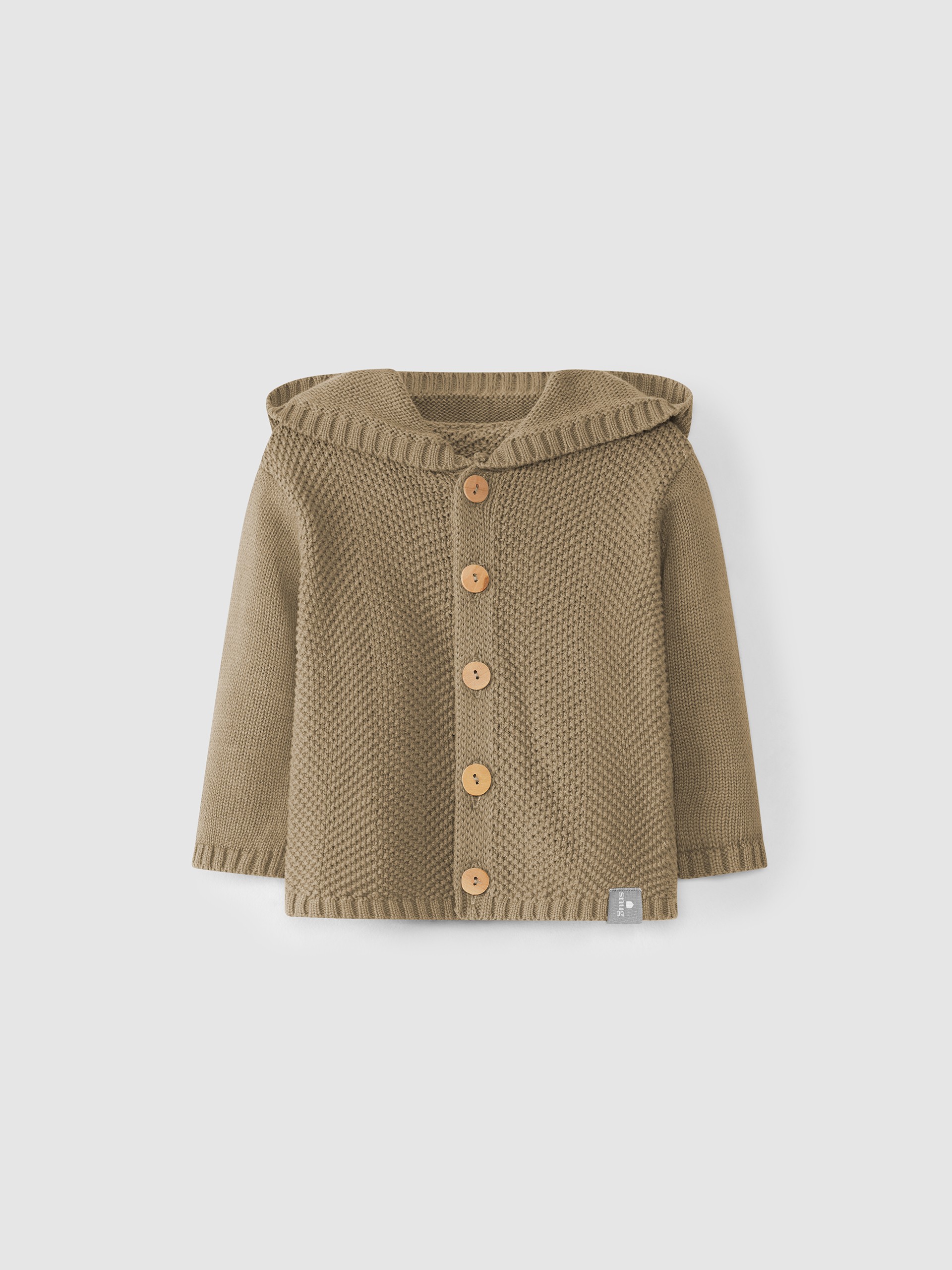 Chaqueta de punto con capucha