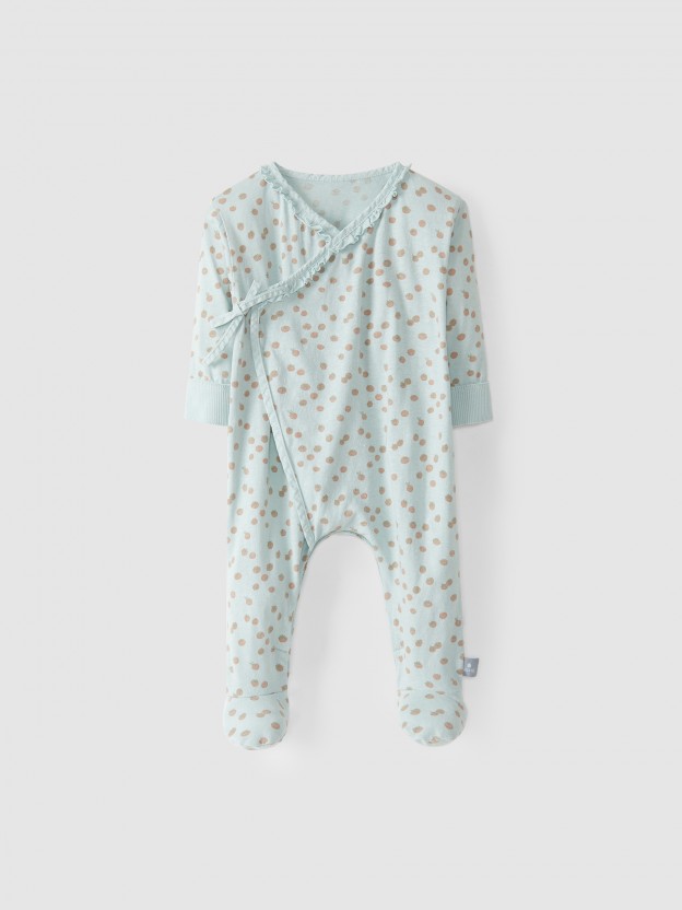 Crossover babygrow tomato print Crossover babygrow tomato print