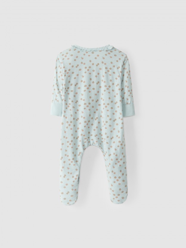 Crossover babygrow tomato print Crossover babygrow tomato print