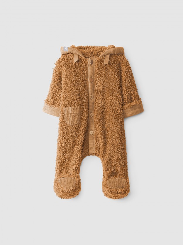 Pijama en pelo de algod�n org�nico