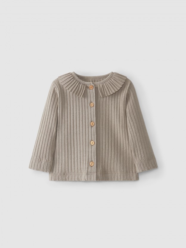 Organic muslin dungarees with knots kit