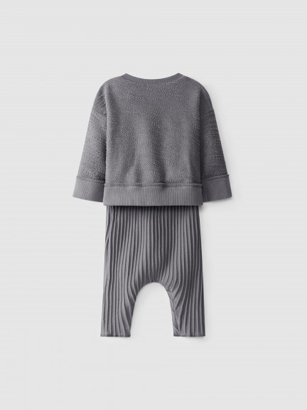 fleece sweat with collar + pants kit fleece sweat with collar + pants kit