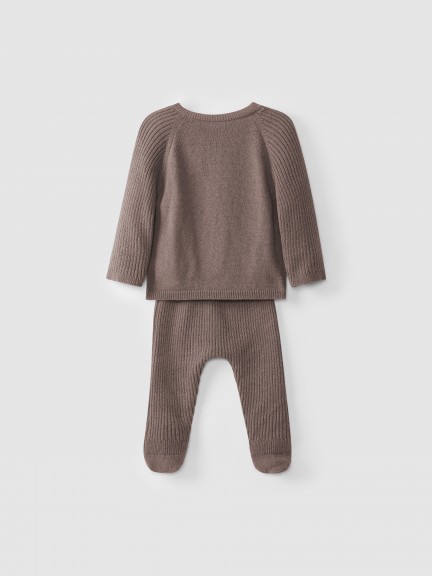 Conjunto de jersey y pantalón de punto Conjunto de jersey y pantalón de punto