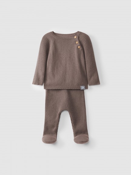Conjunto de jersey y pantalón de punto Conjunto de jersey y pantalón de punto
