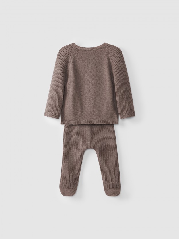 Kit camisola e cal�as tricot