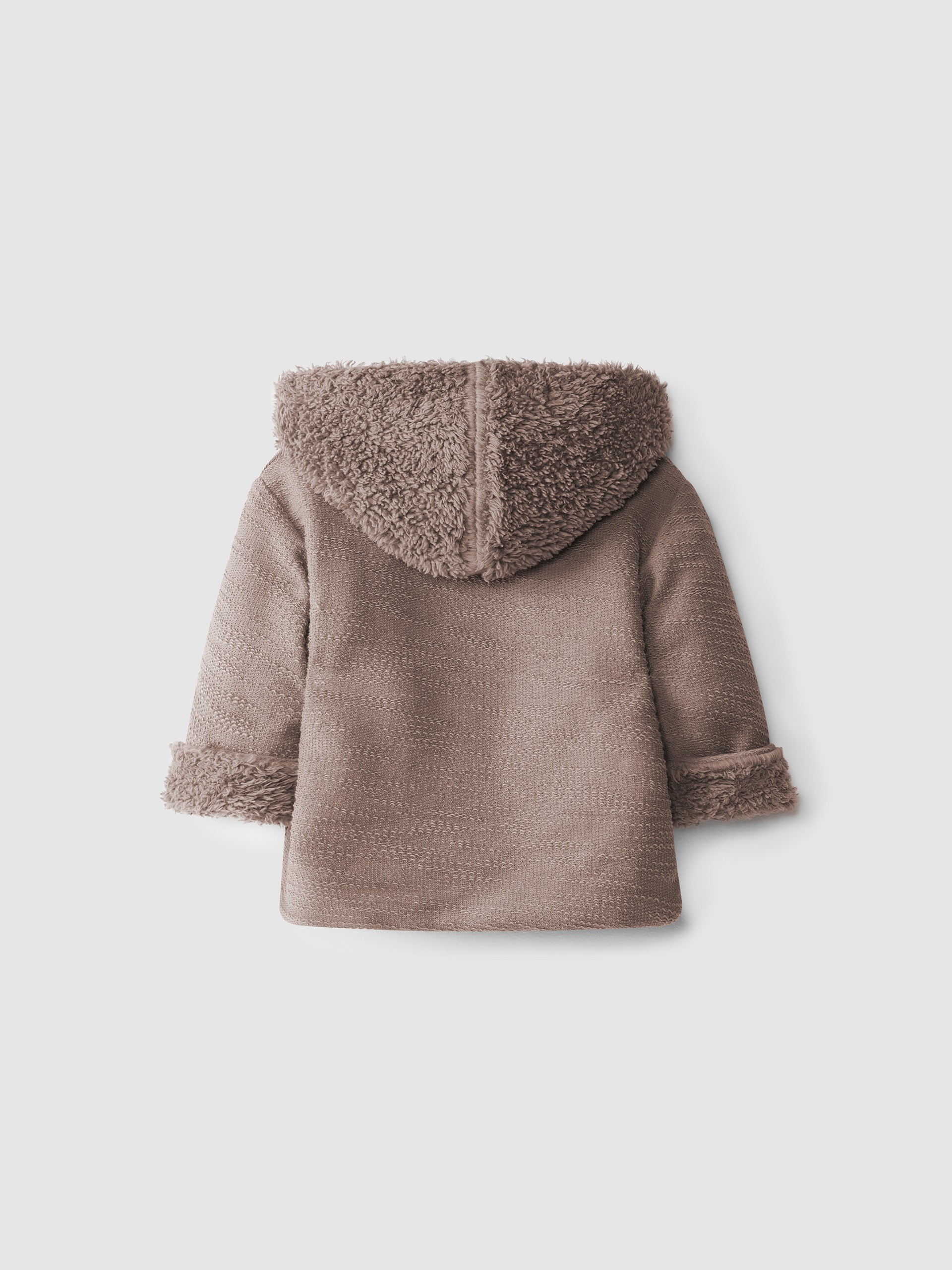 Chaqueta con capucha de algodón orgánico
