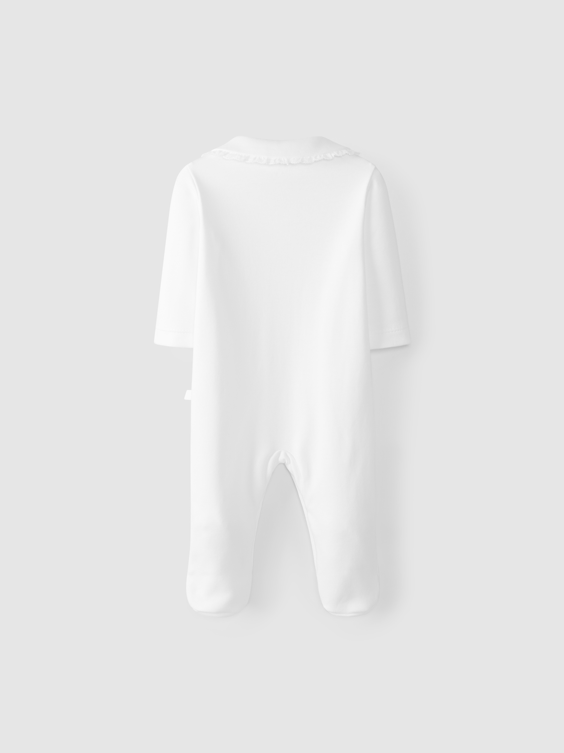 Babygrow with lace collar