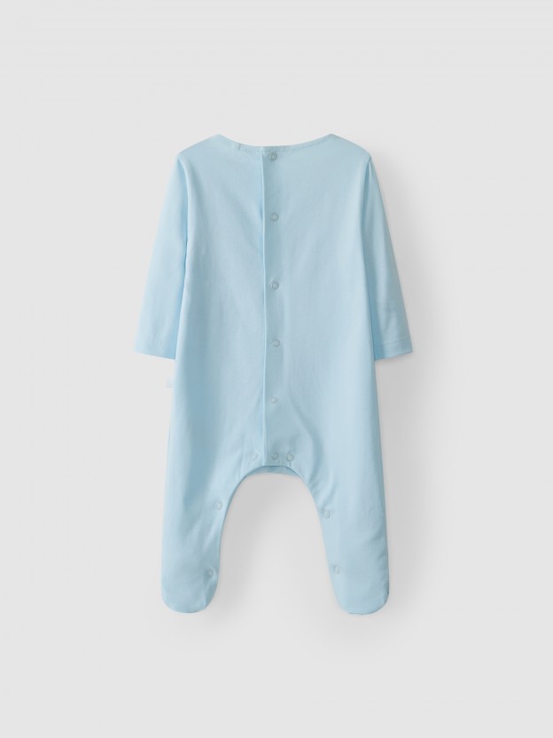 Babygrow encaixe em xadrez