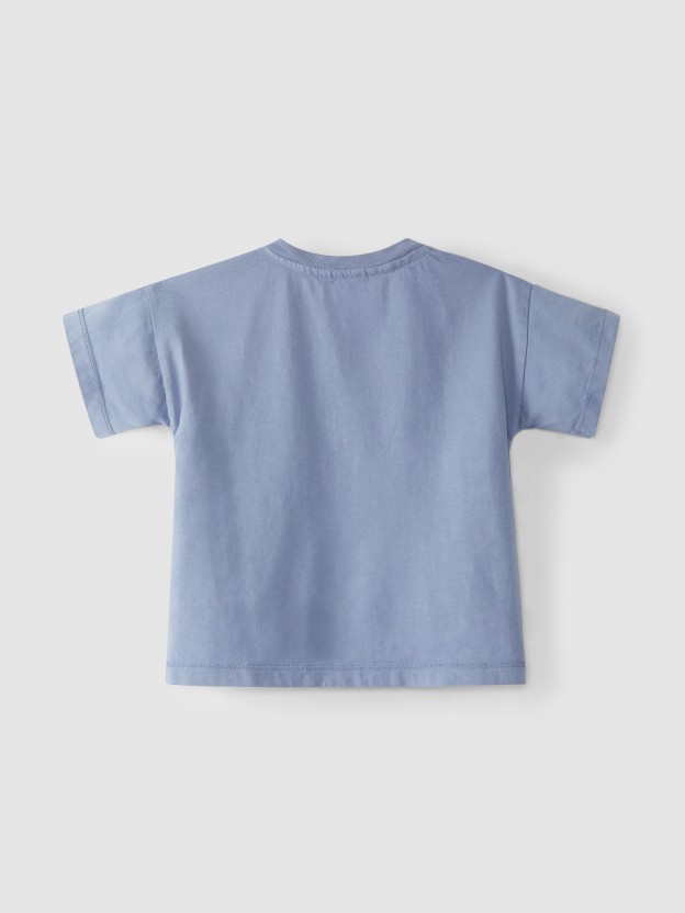 Plain cotton T-shirt