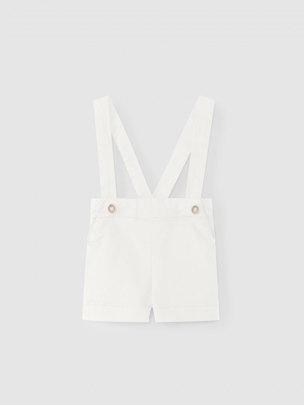 Short canvas � bretelles