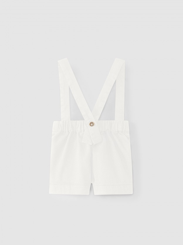 Short canvas � bretelles