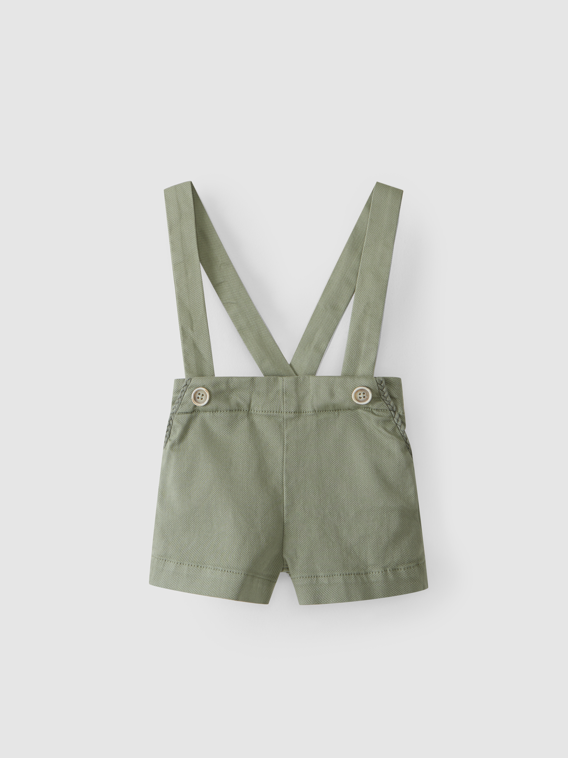 Short canvas à bretelles
