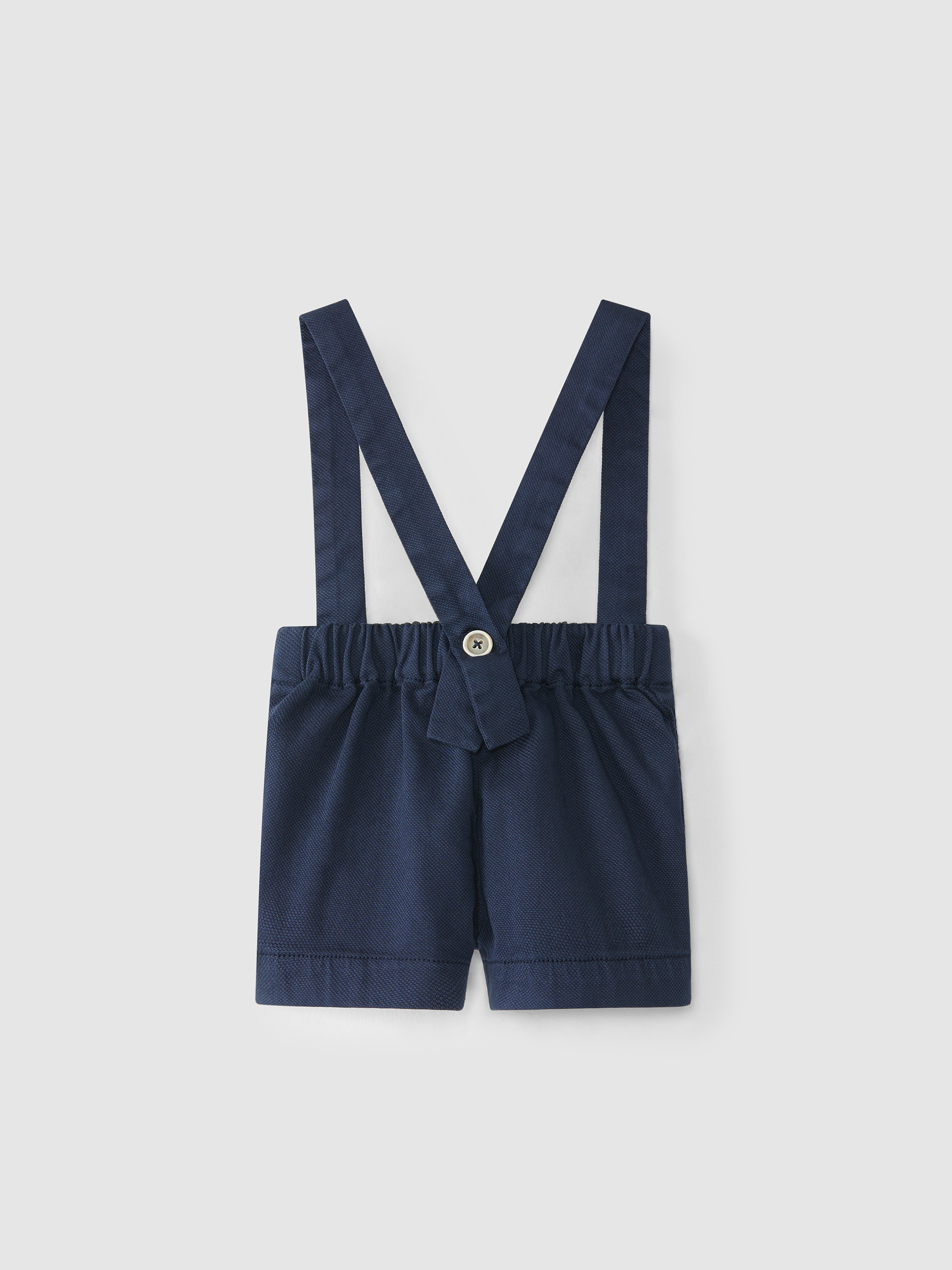 Short canvas à bretelles