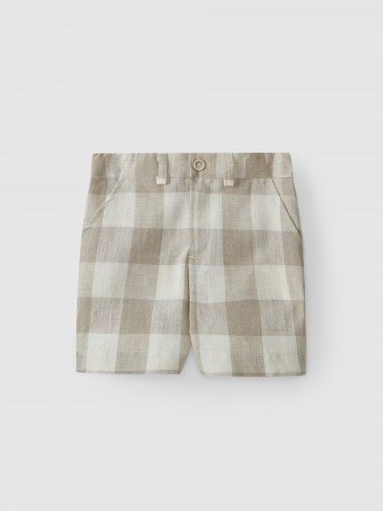 Pantalones cortos de lino