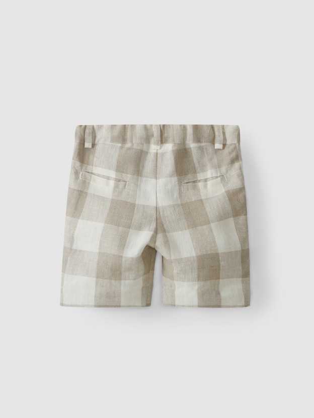 Pantalones cortos de lino Pantalones cortos de lino
