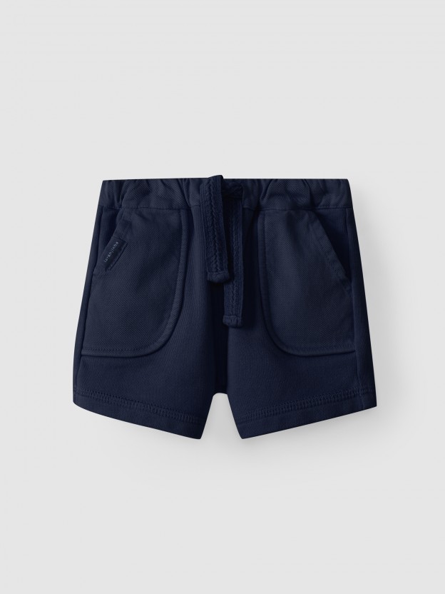 Cotton jersey pull-up shorts Cotton jersey pull-up shorts