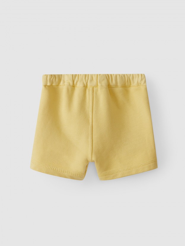 Cotton jersey pull-up shorts Cotton jersey pull-up shorts