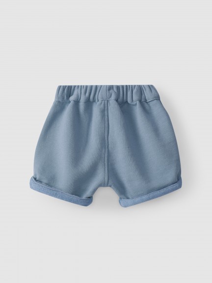 Short en maille de coton pull-up Short en maille de coton pull-up
