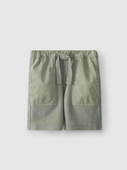 Pantalones cortos de algodón pull-up Pantalones cortos de algodón pull-up