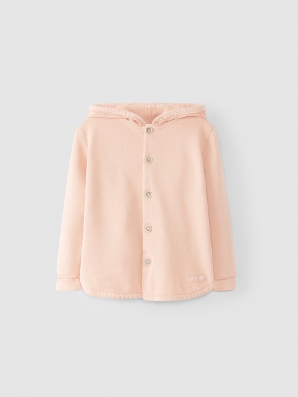 Cotton jacket with hood Cotton jacket with hood