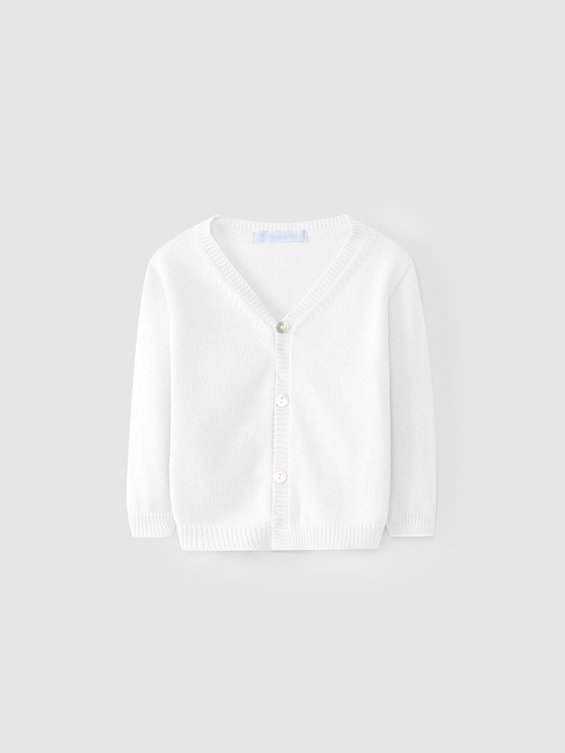 Chaqueta de punto con cuello en pico