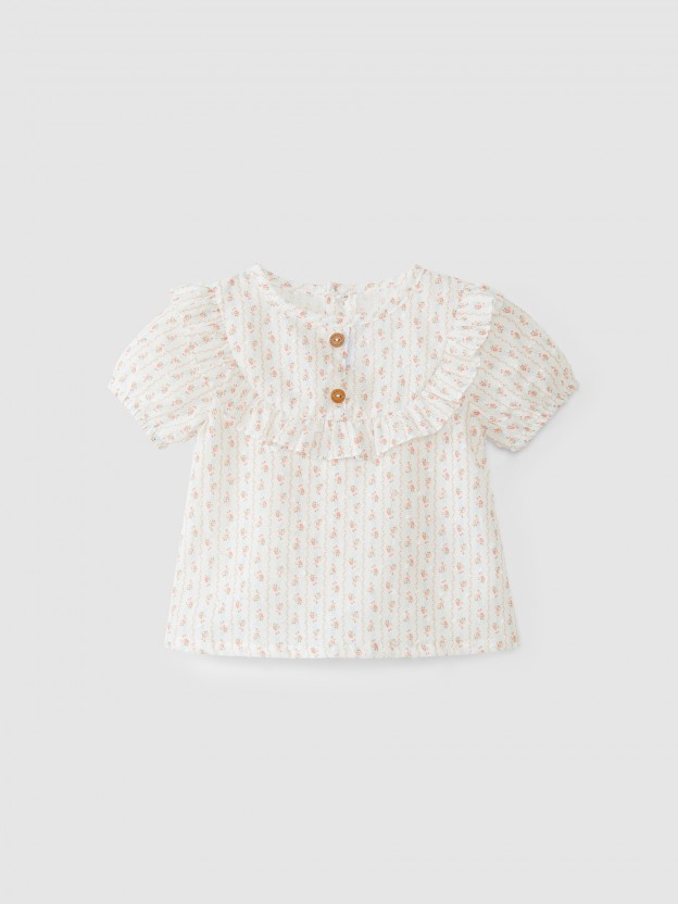 Blusa plumeti floral