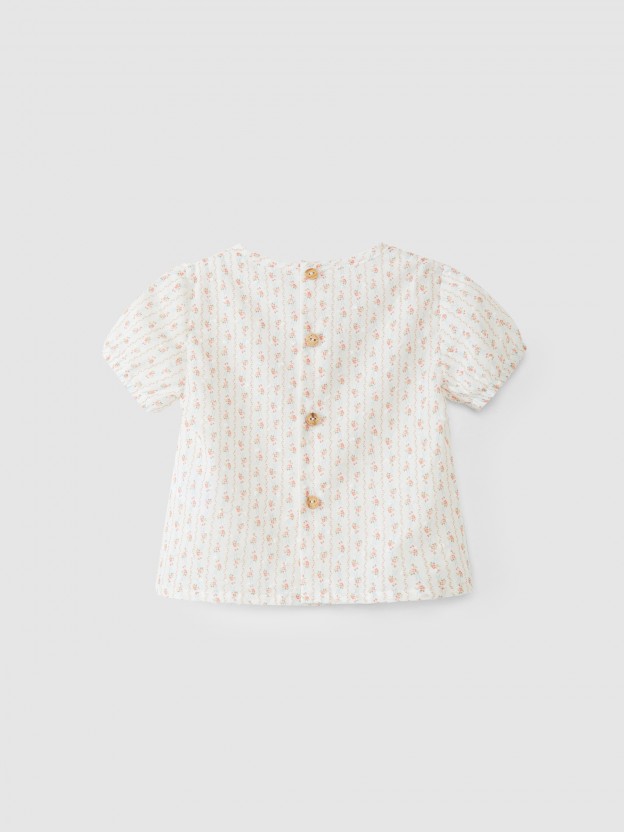 Blusa plumeti floral