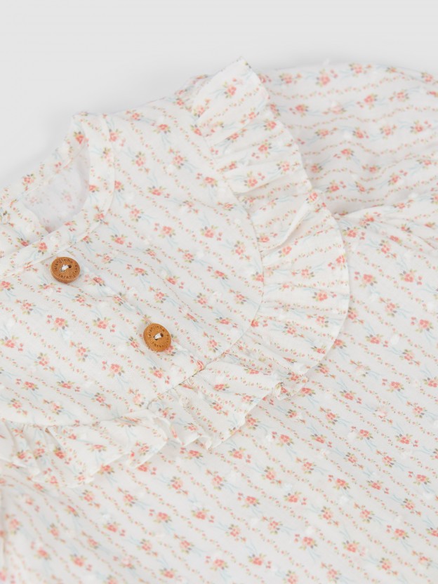 Blusa plumeti floral