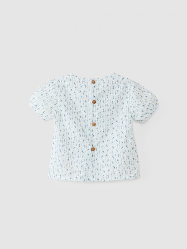 Floral plumeti blouse Floral plumeti blouse