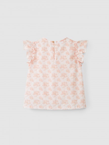 Floral fabric blouse Floral fabric blouse
