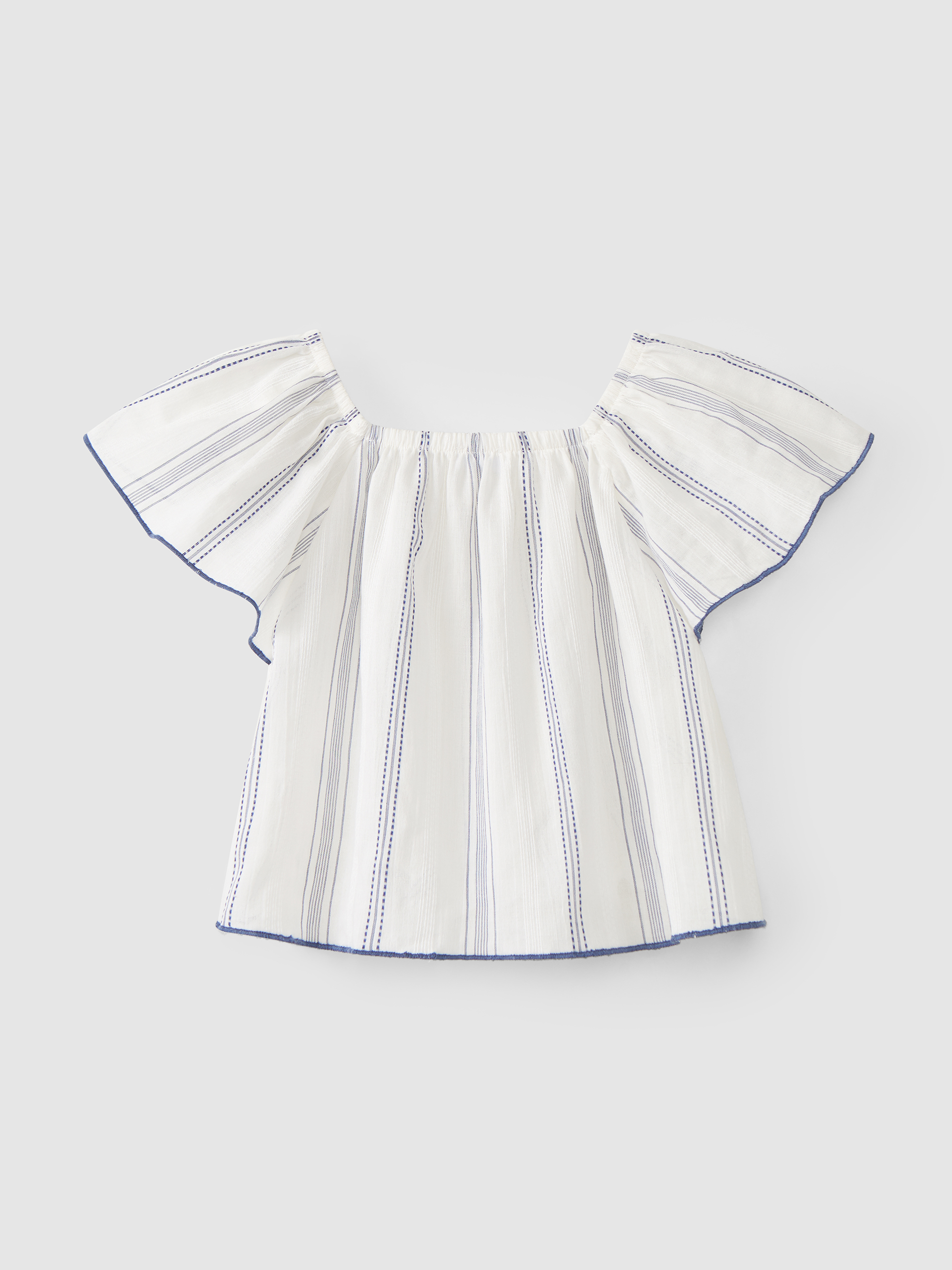 Jacquard fabric blouse