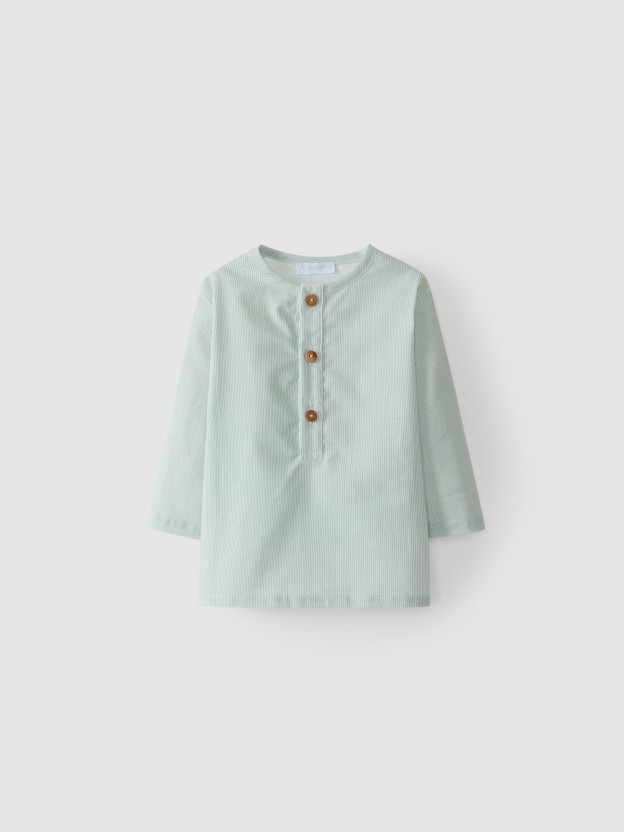 Chemise col mao