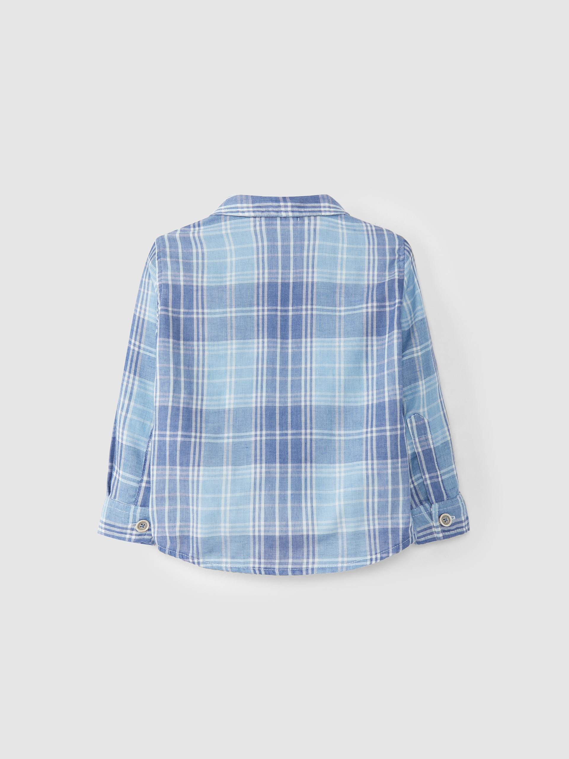 Camisa de muselina a cuadros