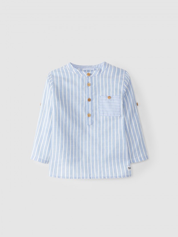 Chemise tissu en coton imprimé Chemise tissu en coton imprimé