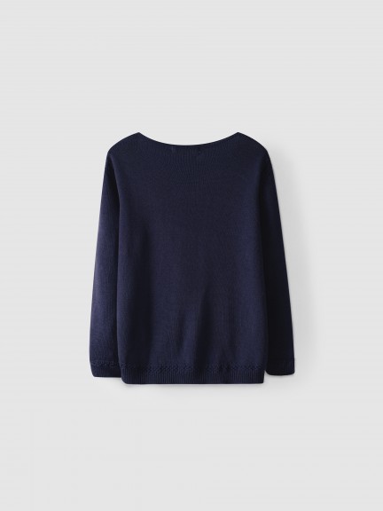 V-neck collar jumper V-neck collar jumper