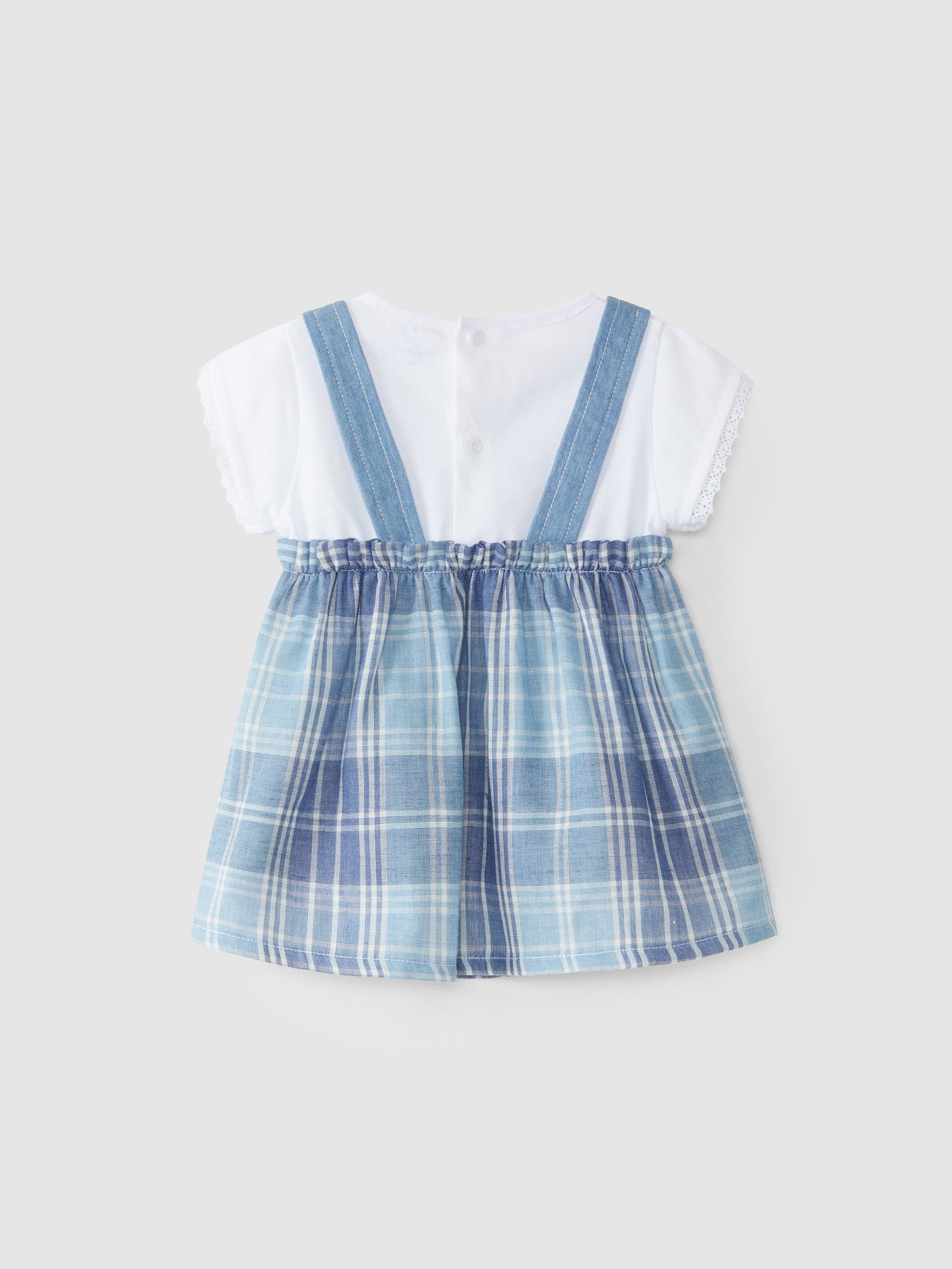 2-in-1 muslin dress
