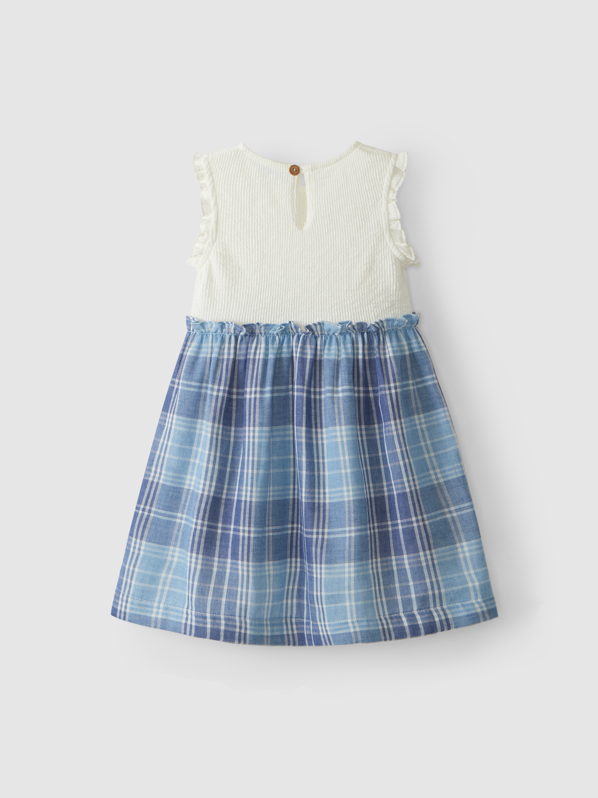 2-in-1 ribbed knit dress