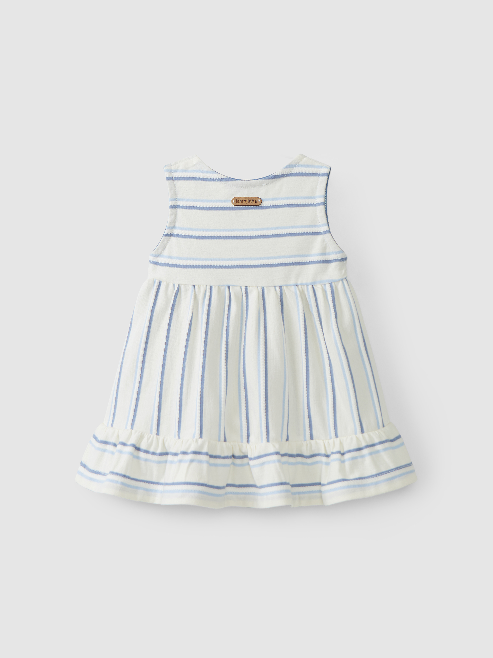Organic striped cotton dress